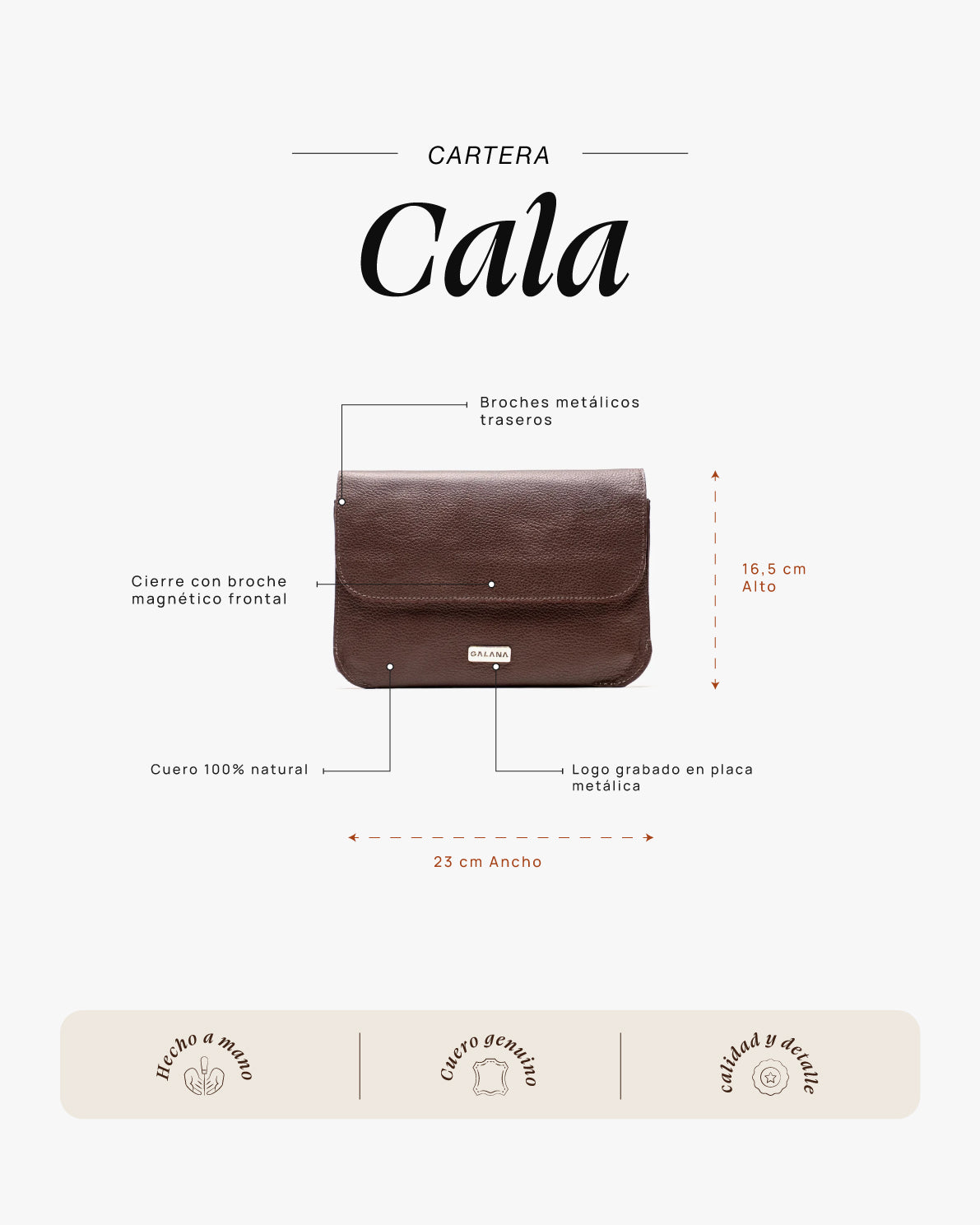 Cartera Cala Castaño