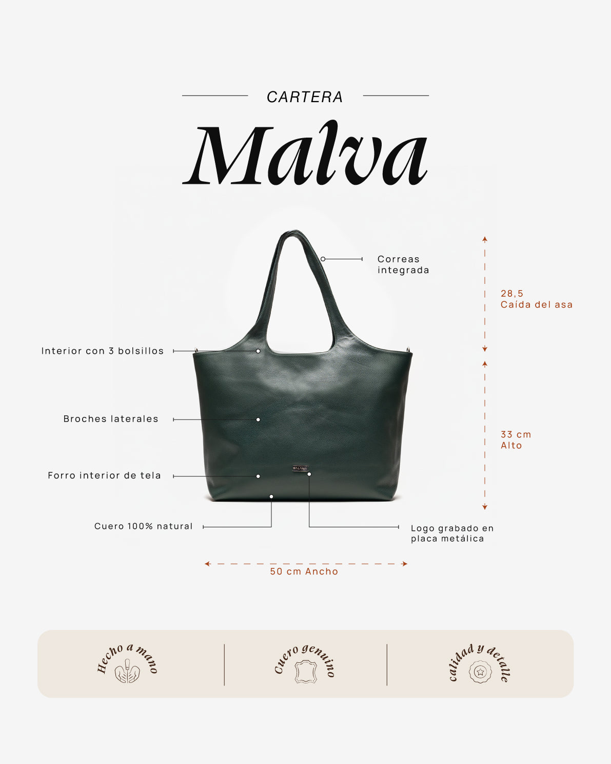 Cartera Malva Turquesa