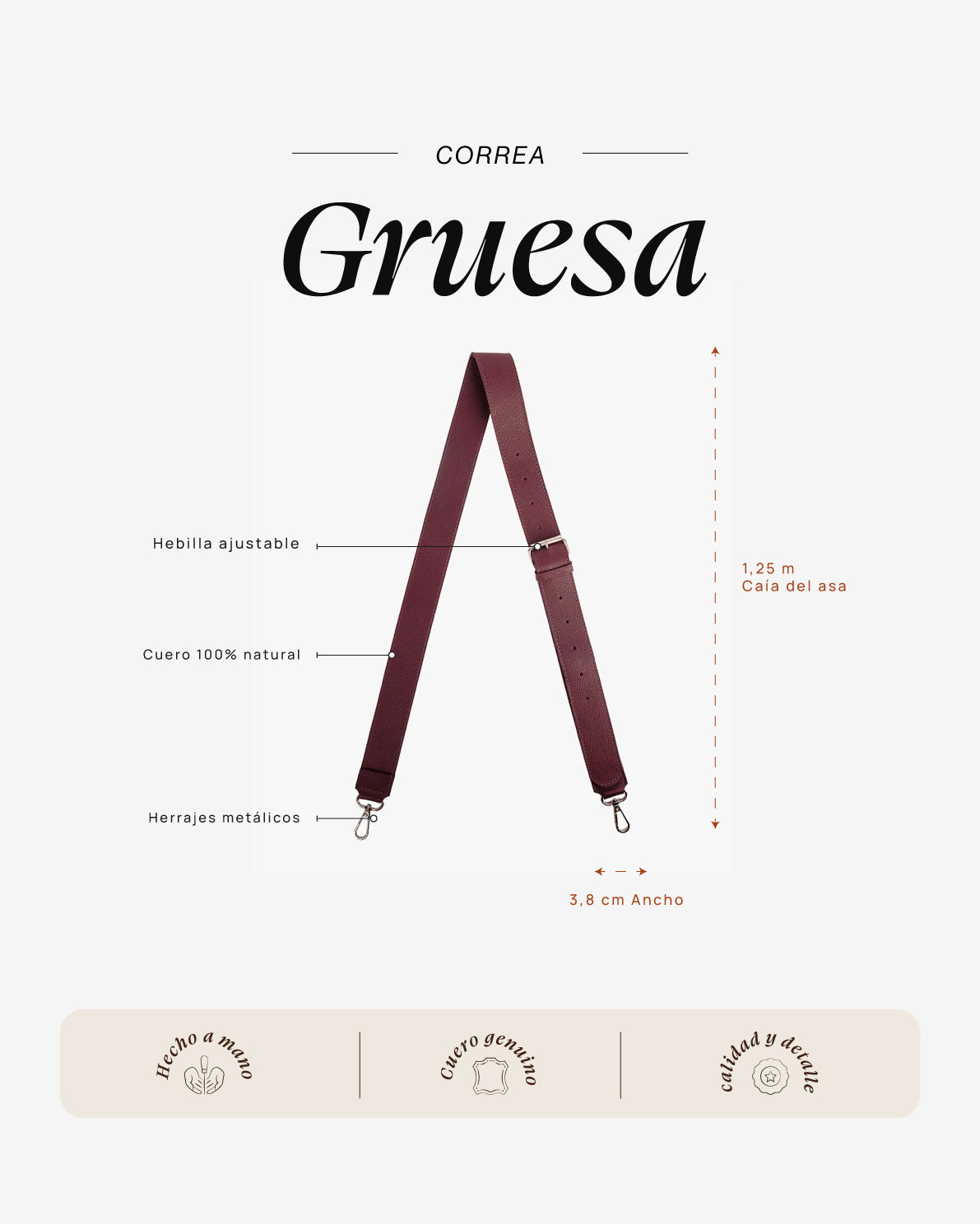 Correa Gruesa Cherry
