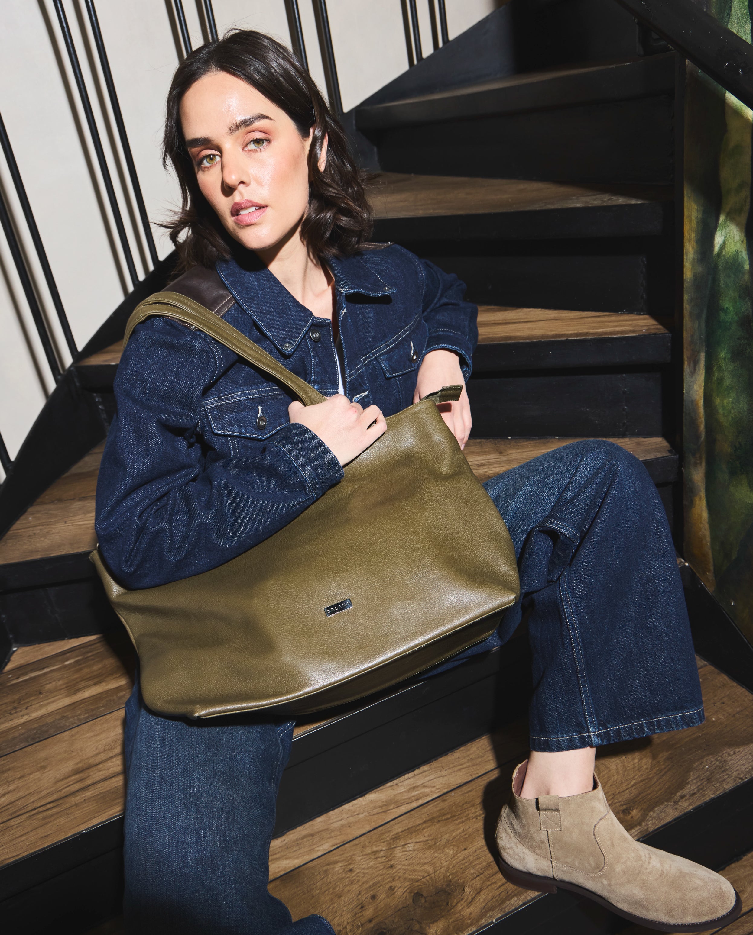 Cartera Malva Verde