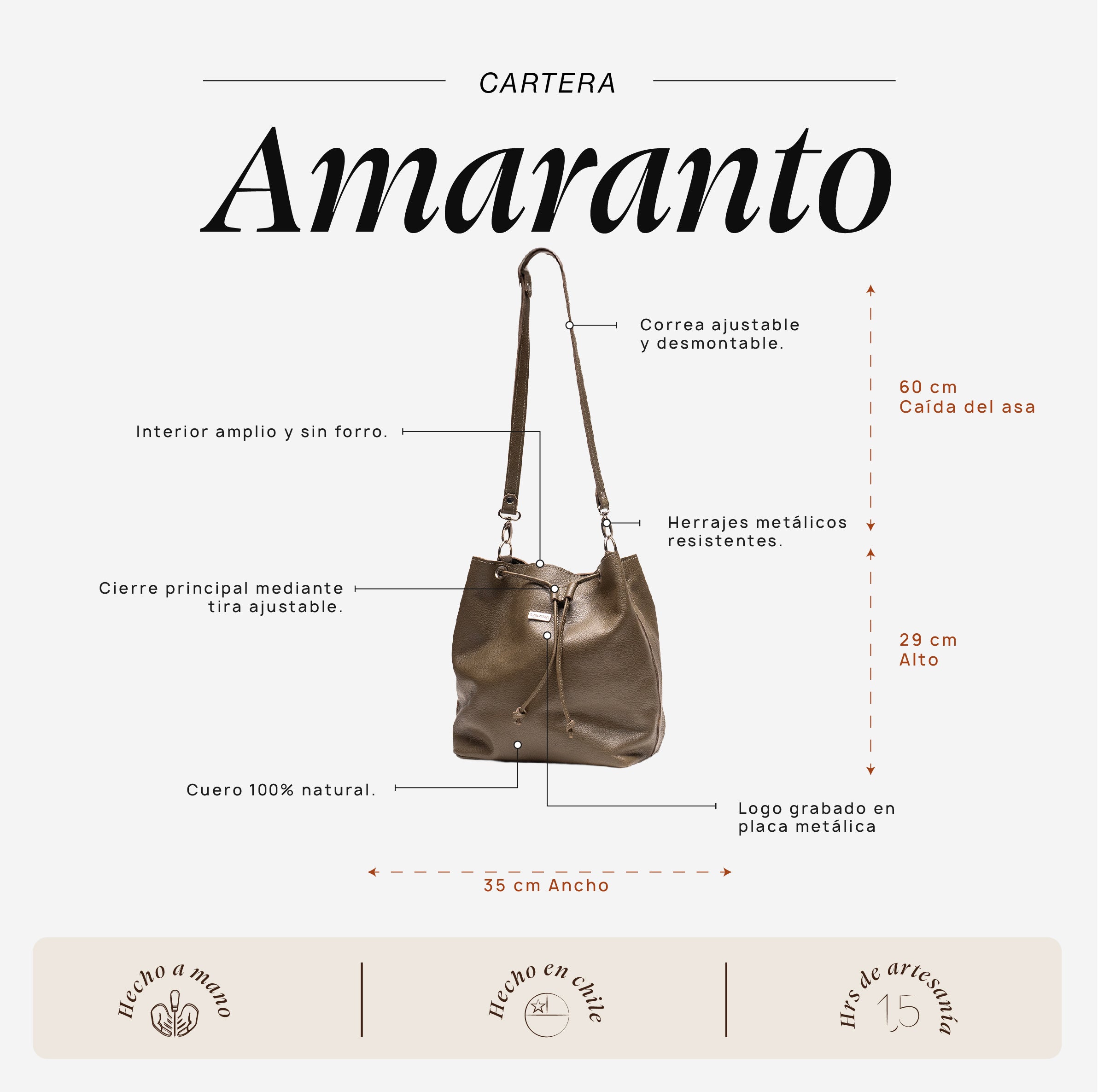 Cartera Amaranto Verde