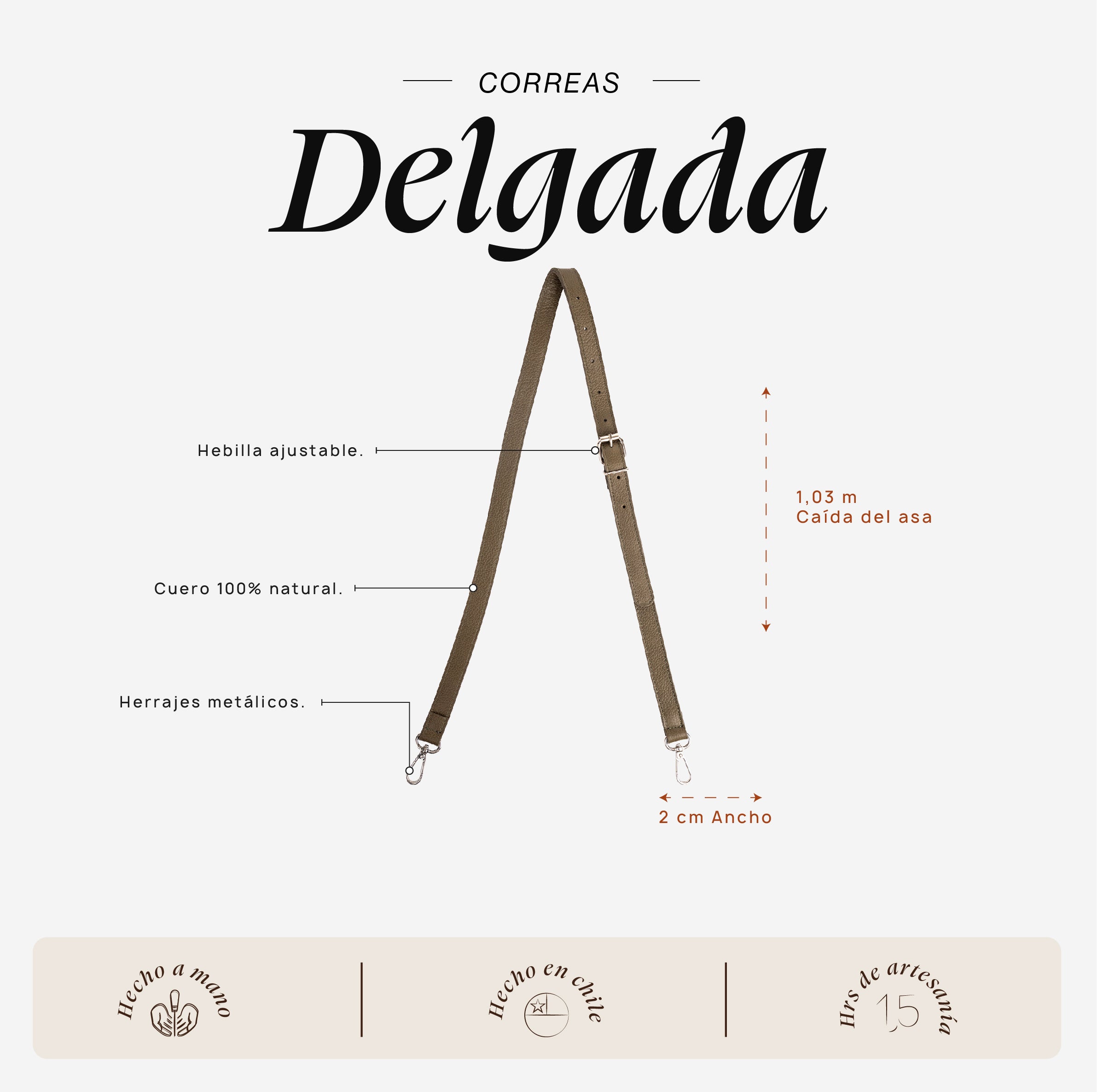 Correa Delgada Verde