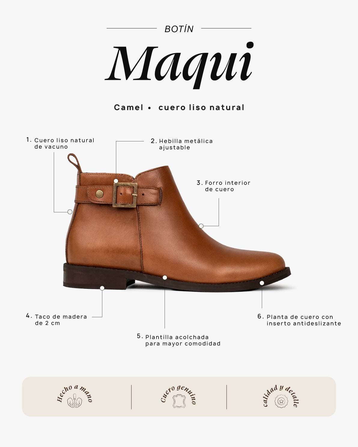 Botín Maqui Camel