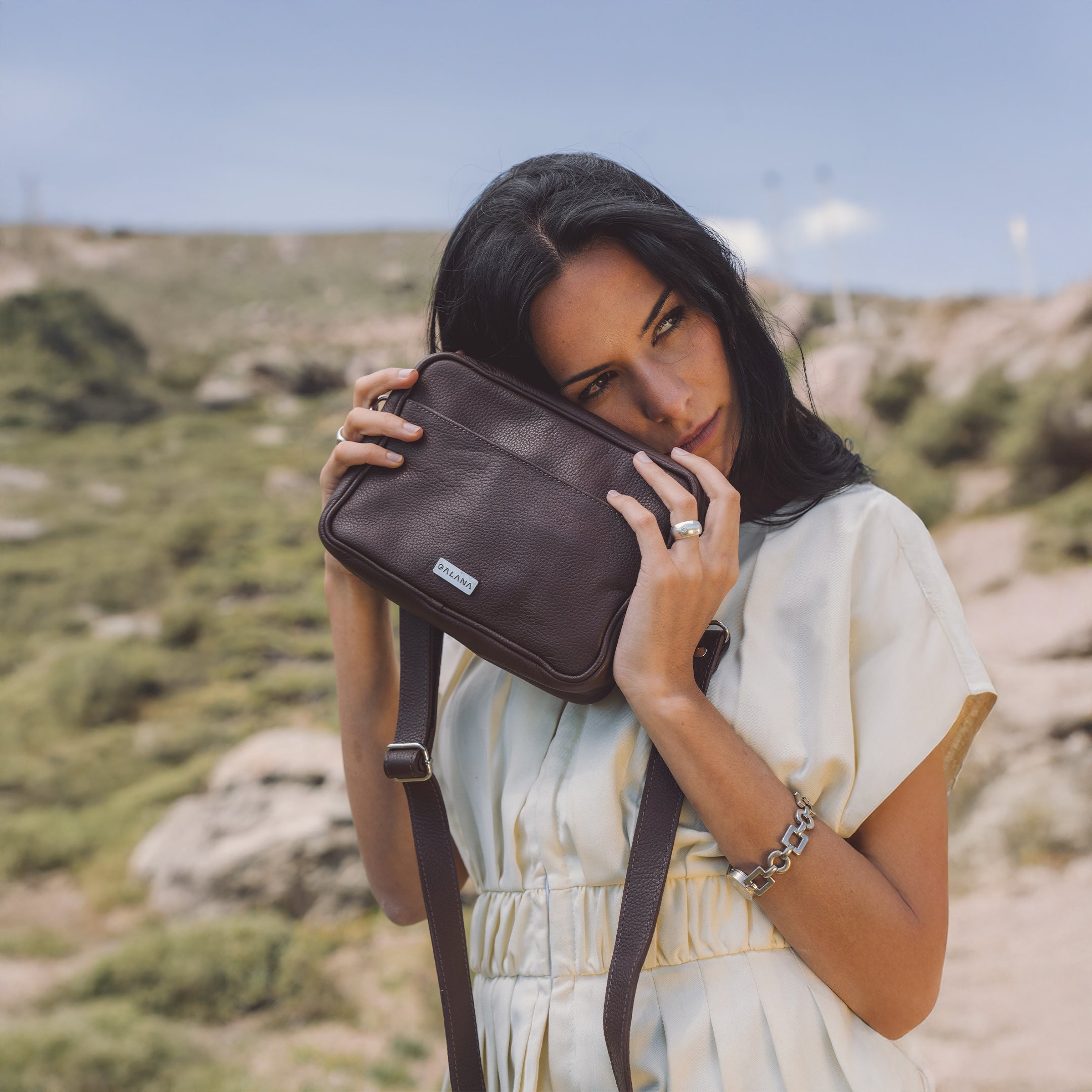 Cartera Jazmín Chocolate