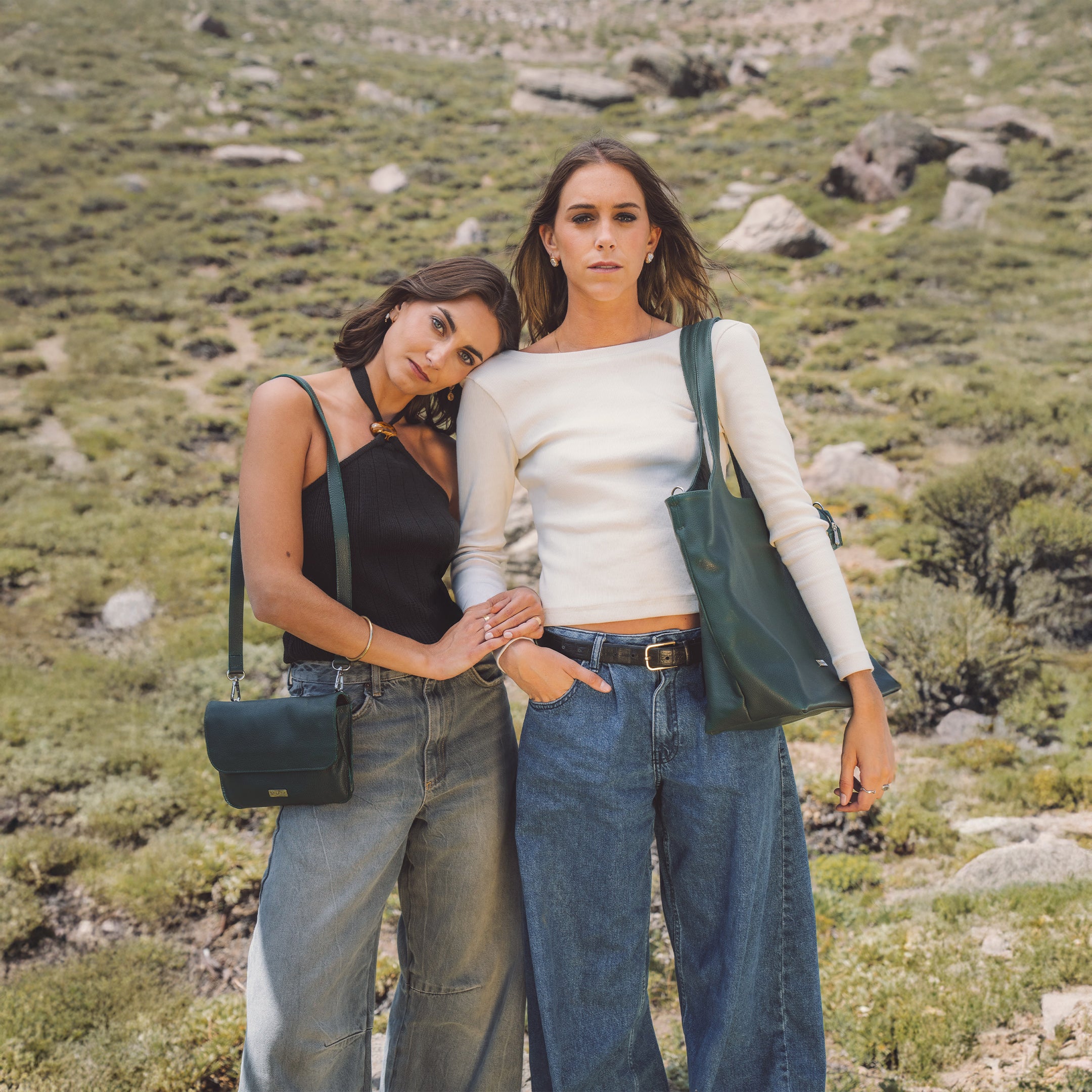 Cartera Malva Turquesa