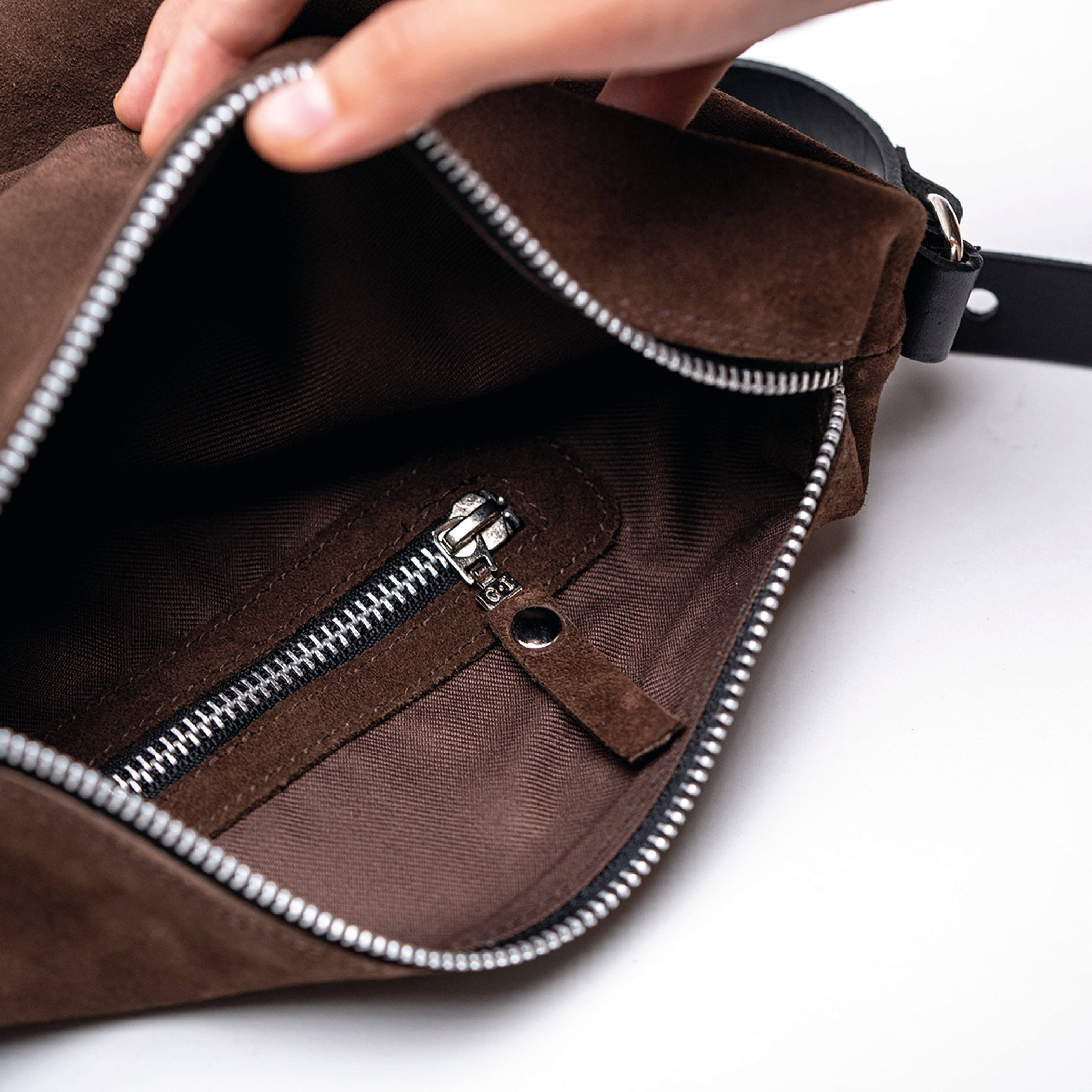 Cartera Peonía S Musgo