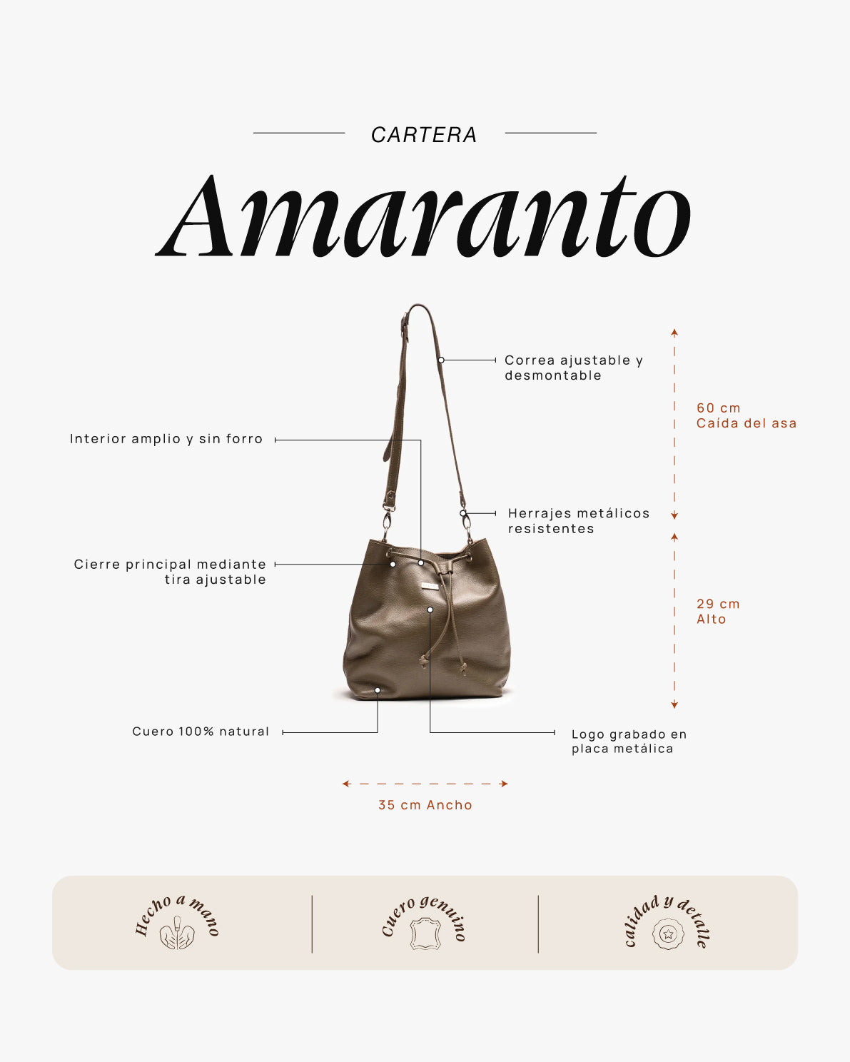 Cartera Amaranto Verde
