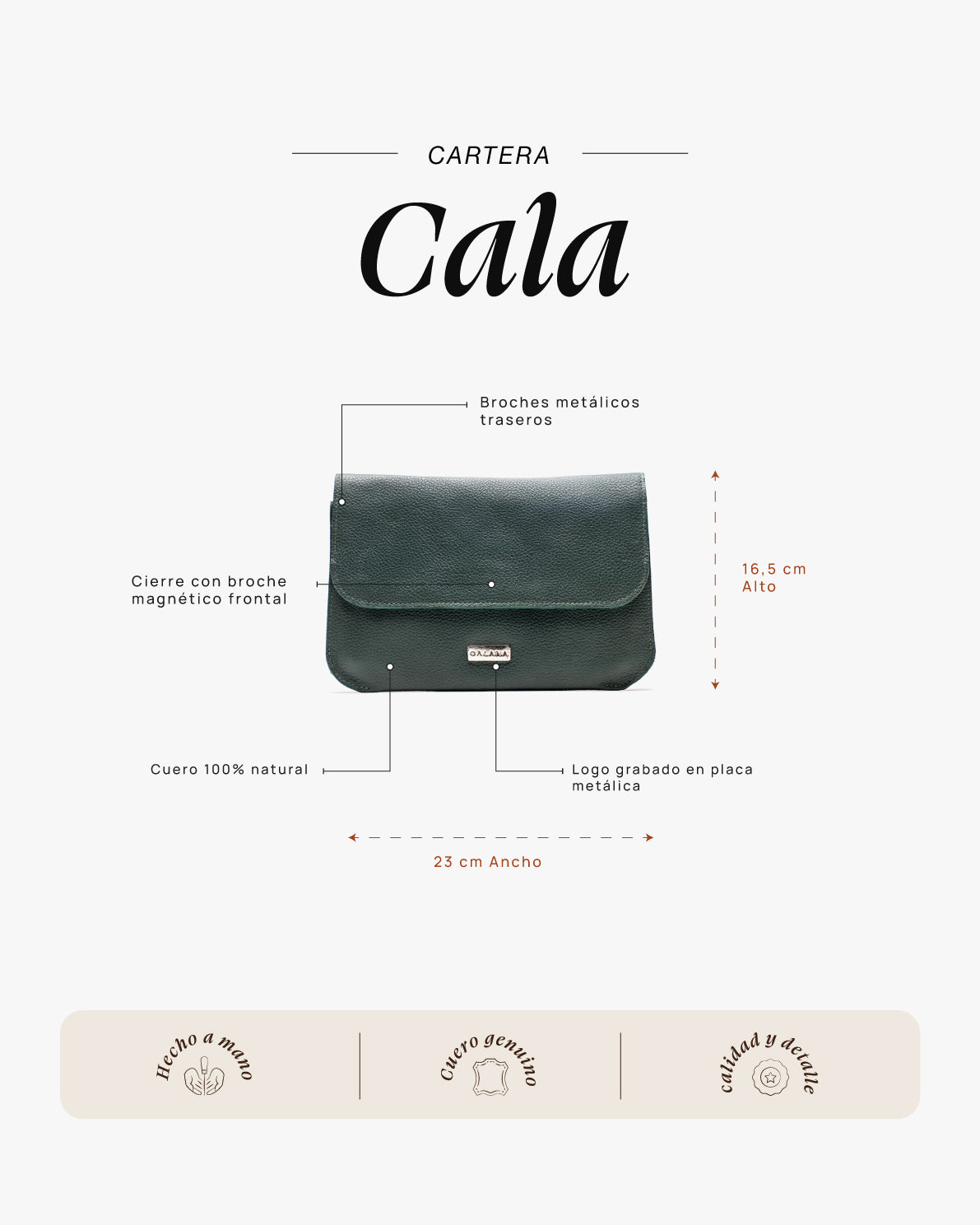 Cartera Cala Turquesa