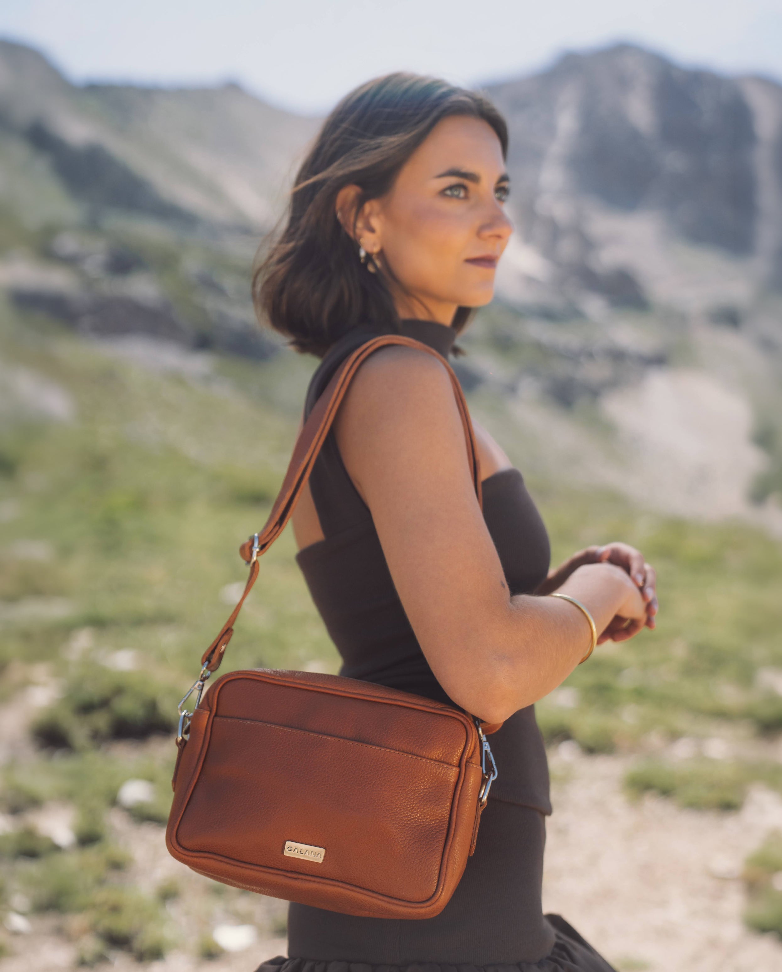 Cartera Jazmín Cognac
