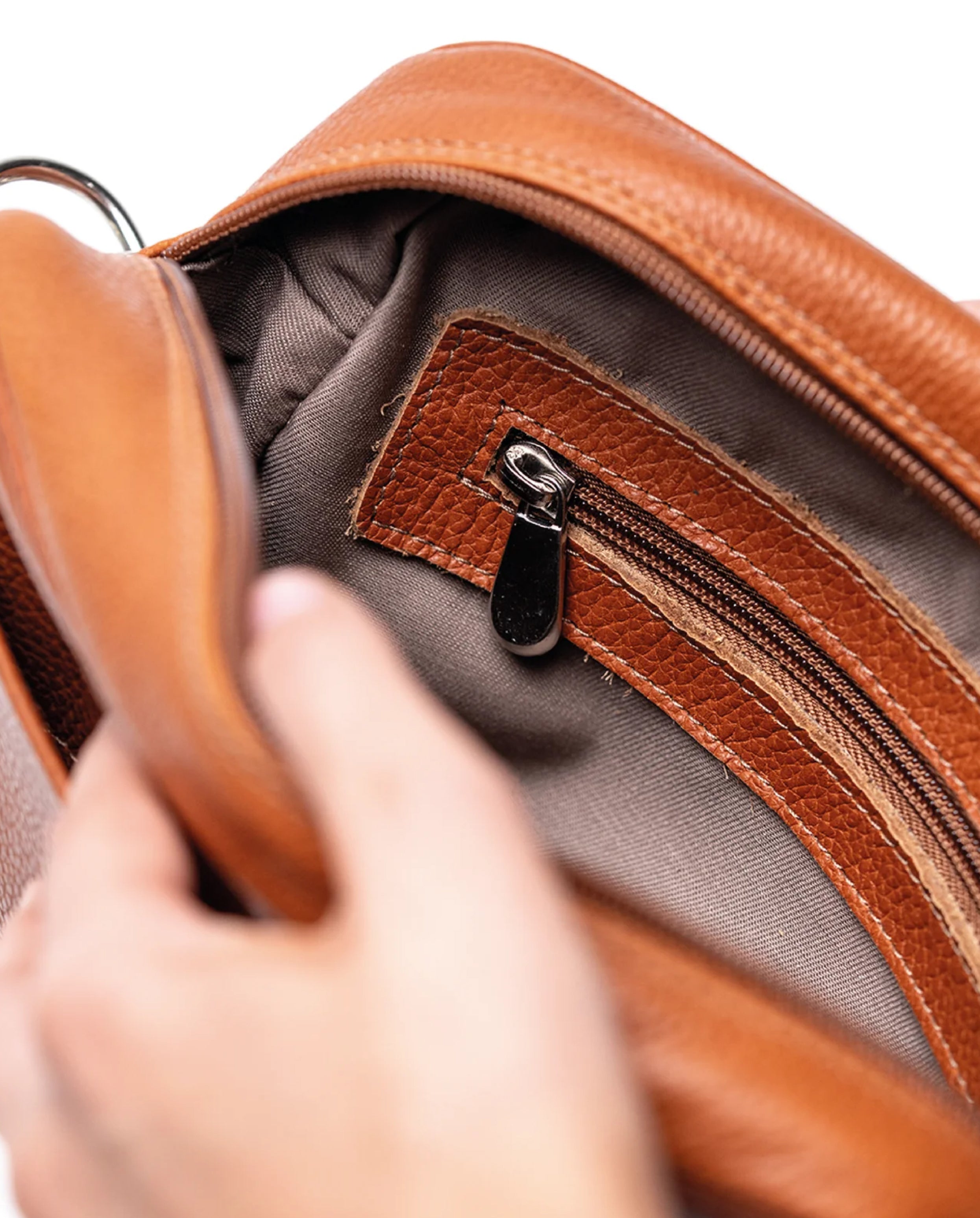 Cartera Jazmín Cognac