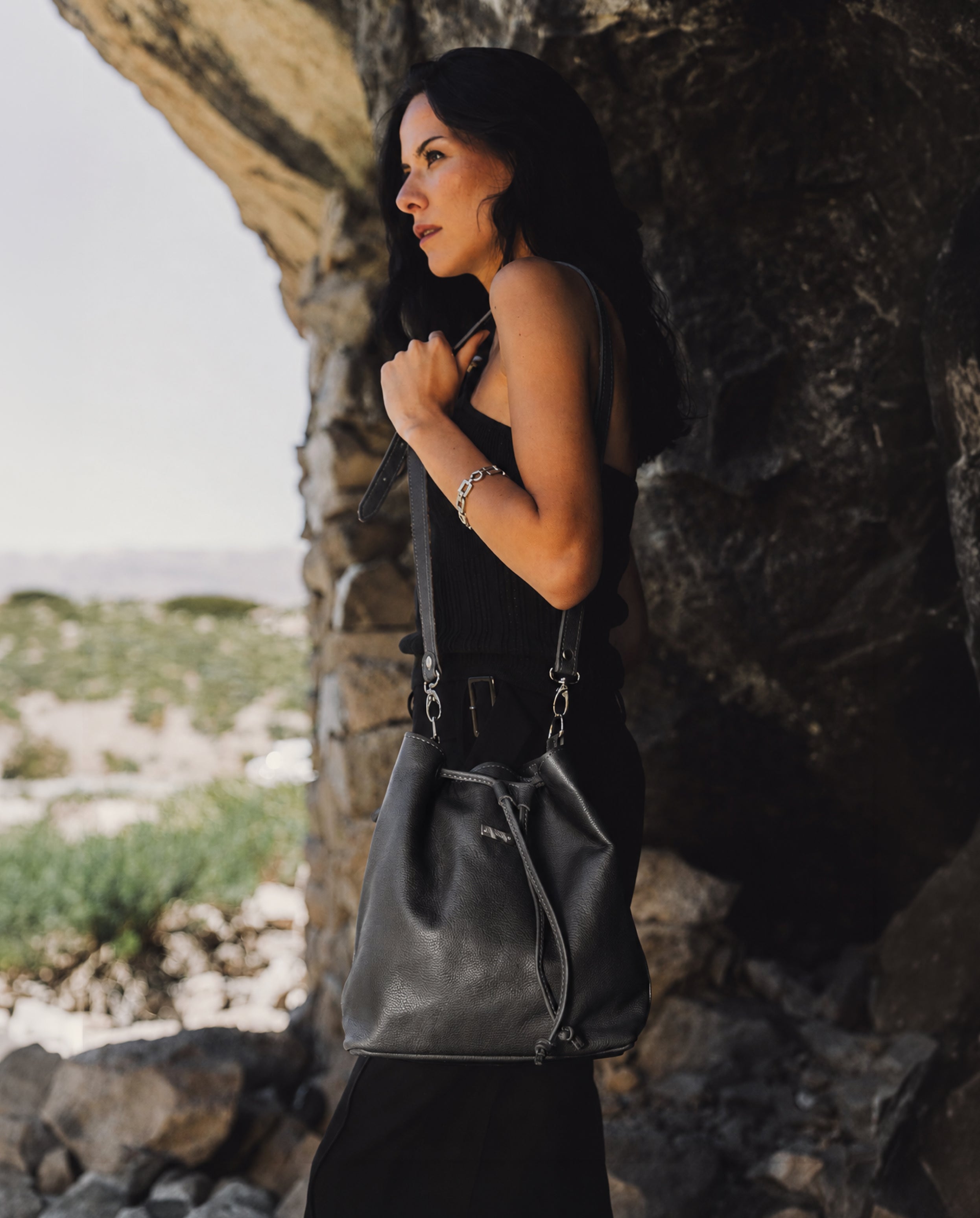 Cartera Amaranto Negro