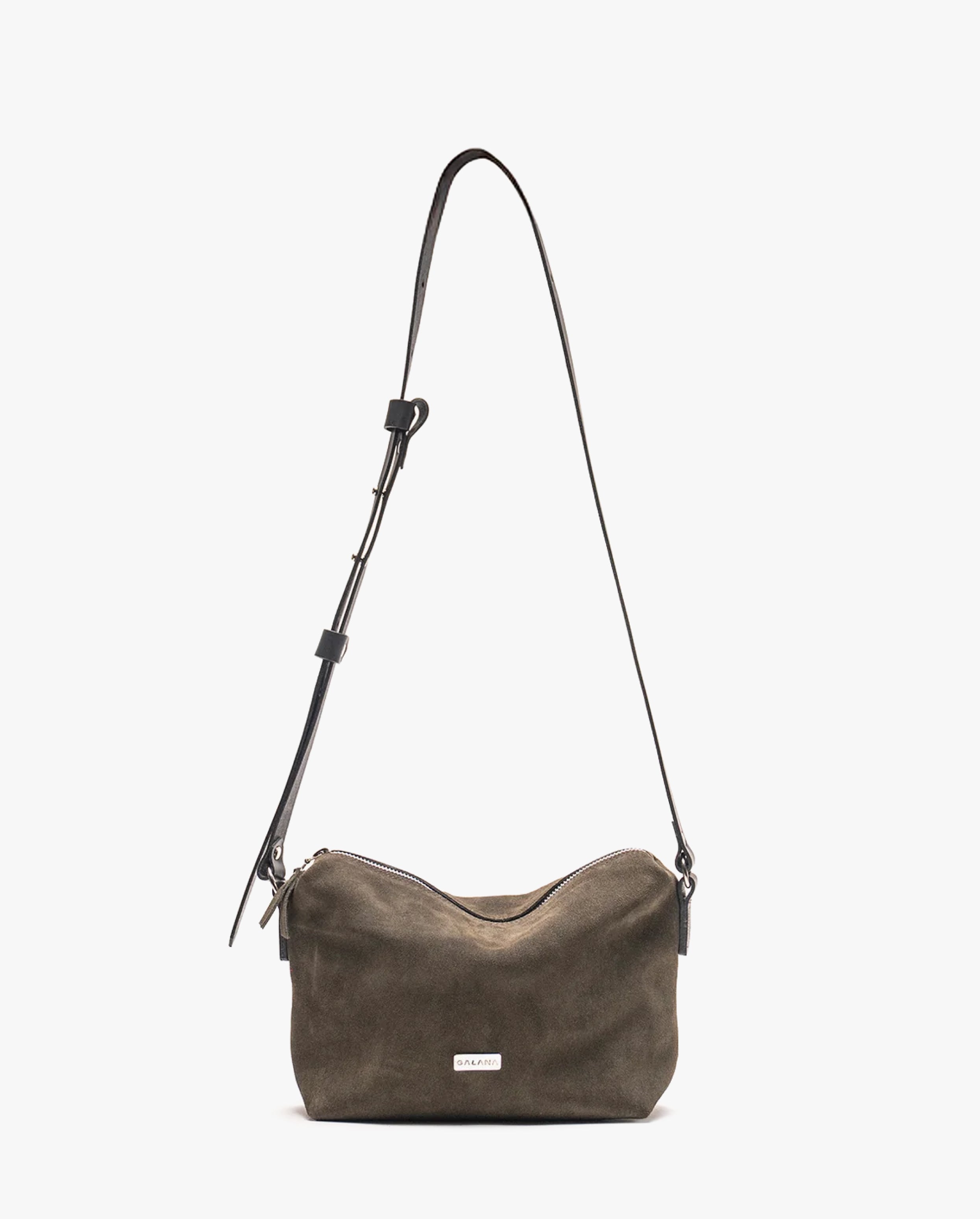 Cartera Peonía S Musgo