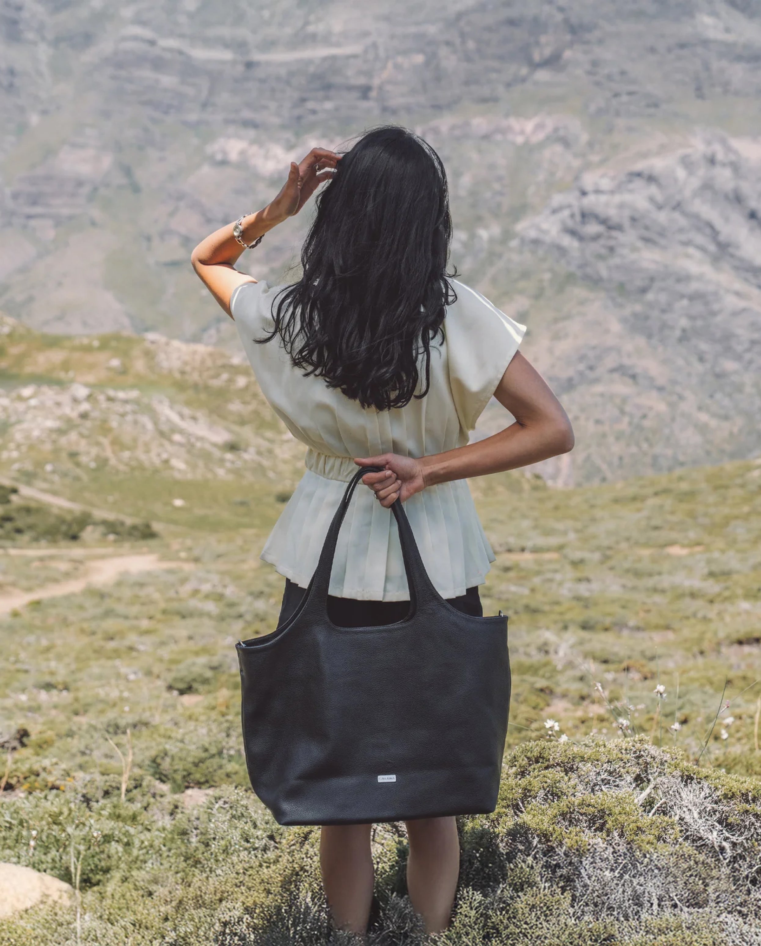 Cartera Malva Negro