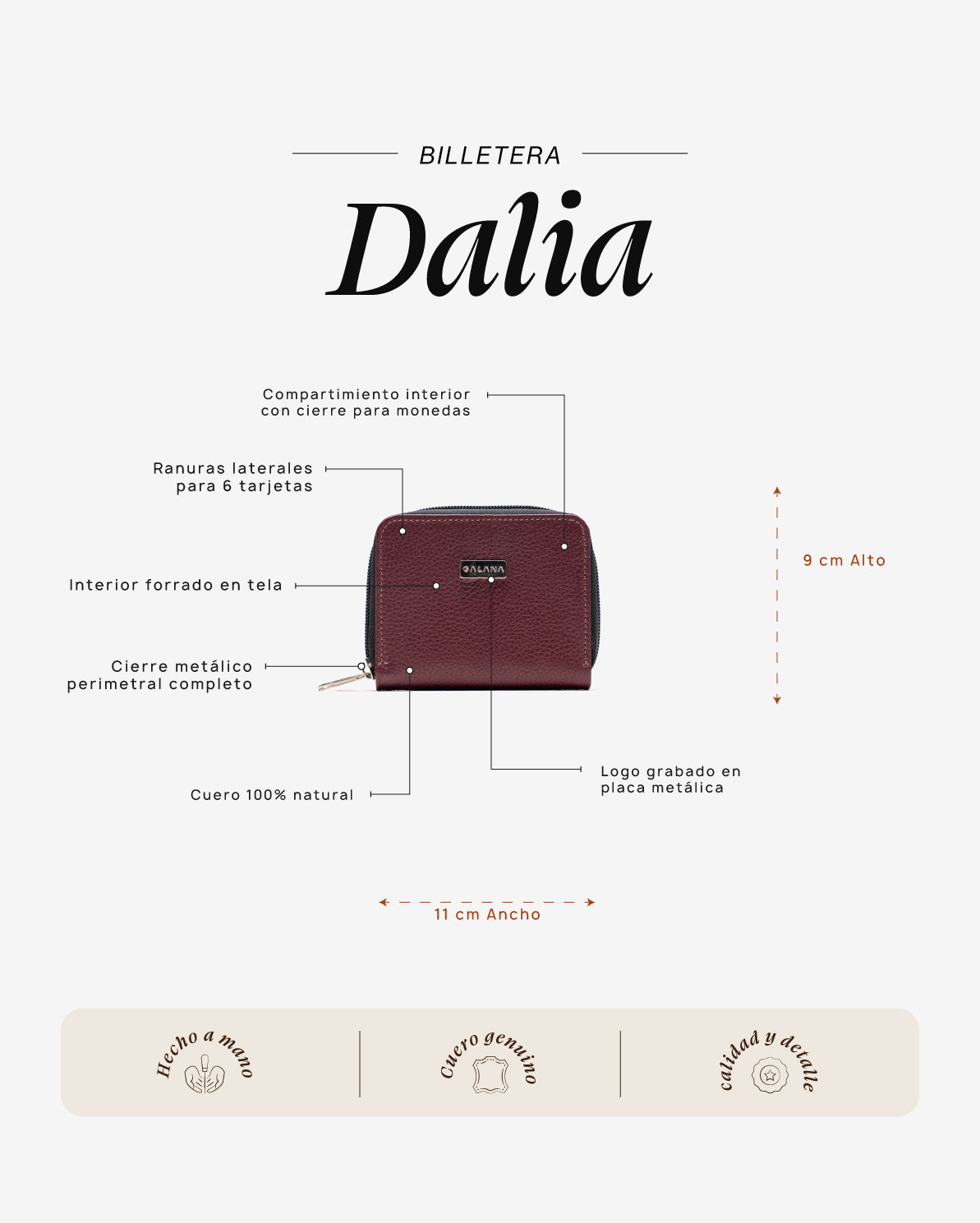 Billetera Dalia Cherry