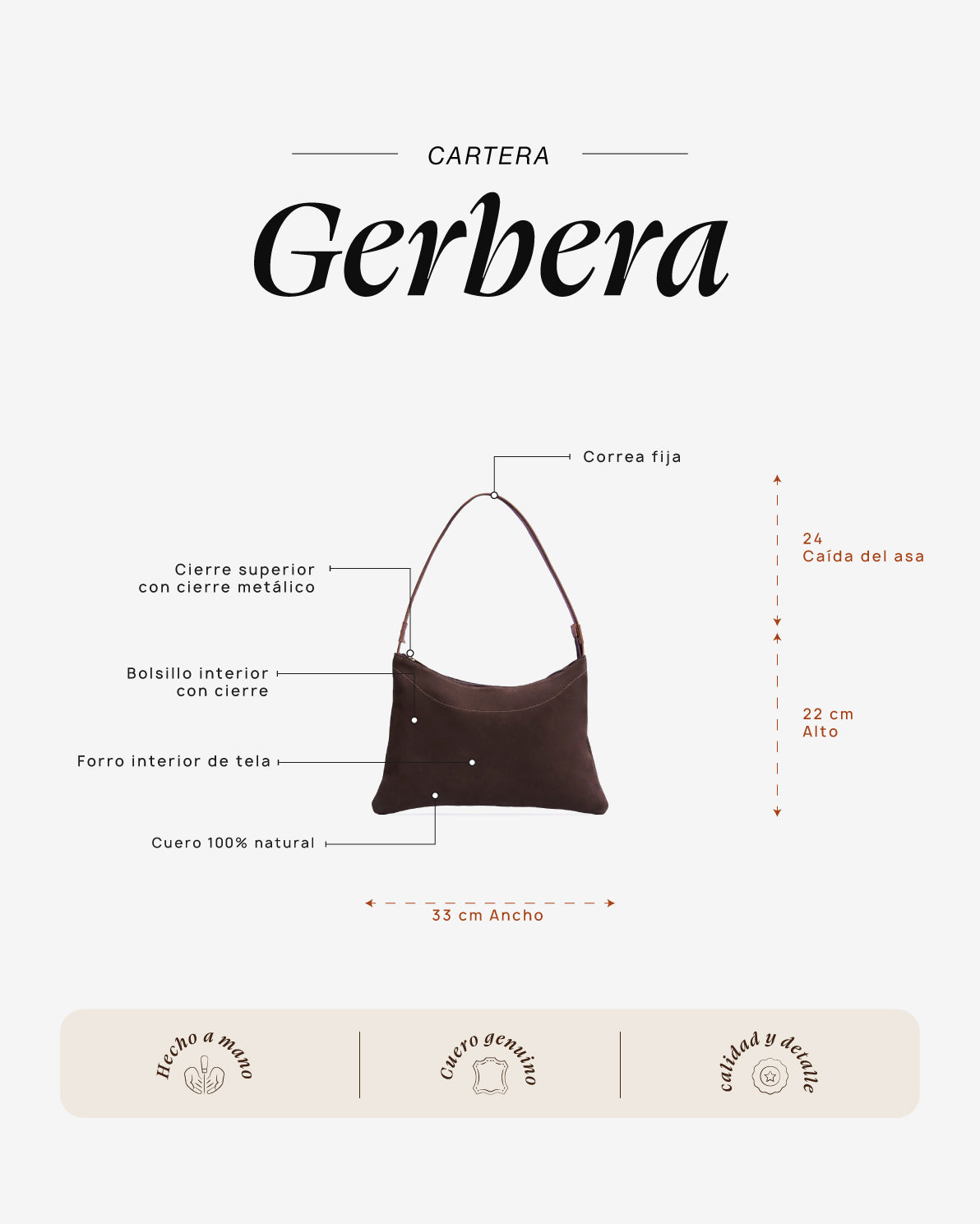Cartera Gerbera Moro