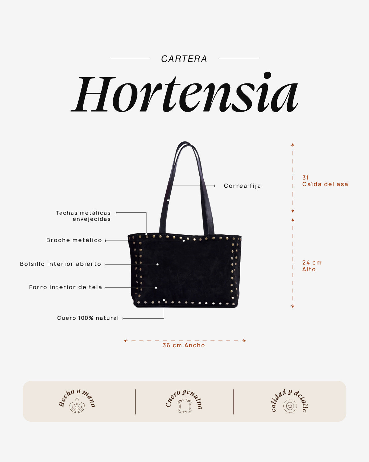 Cartera Hortensia Eclipse