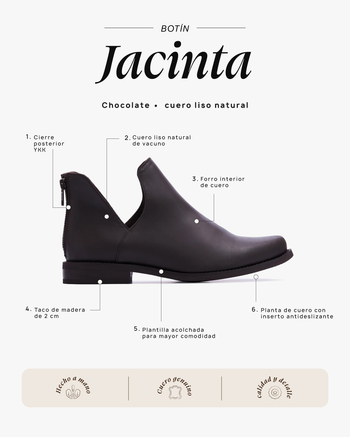 Botín Jacinta Chocolate