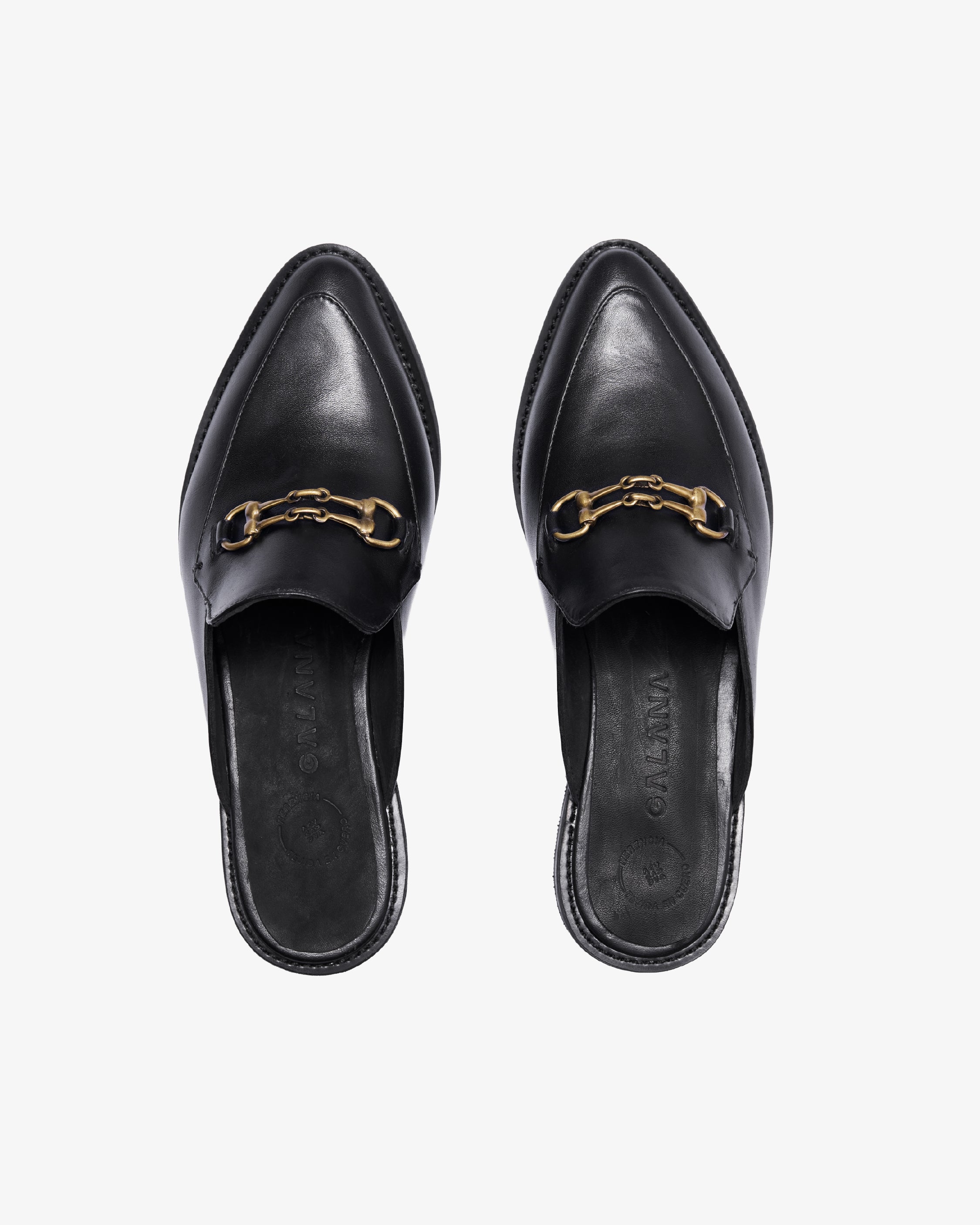Mocasín Mule Cromo
